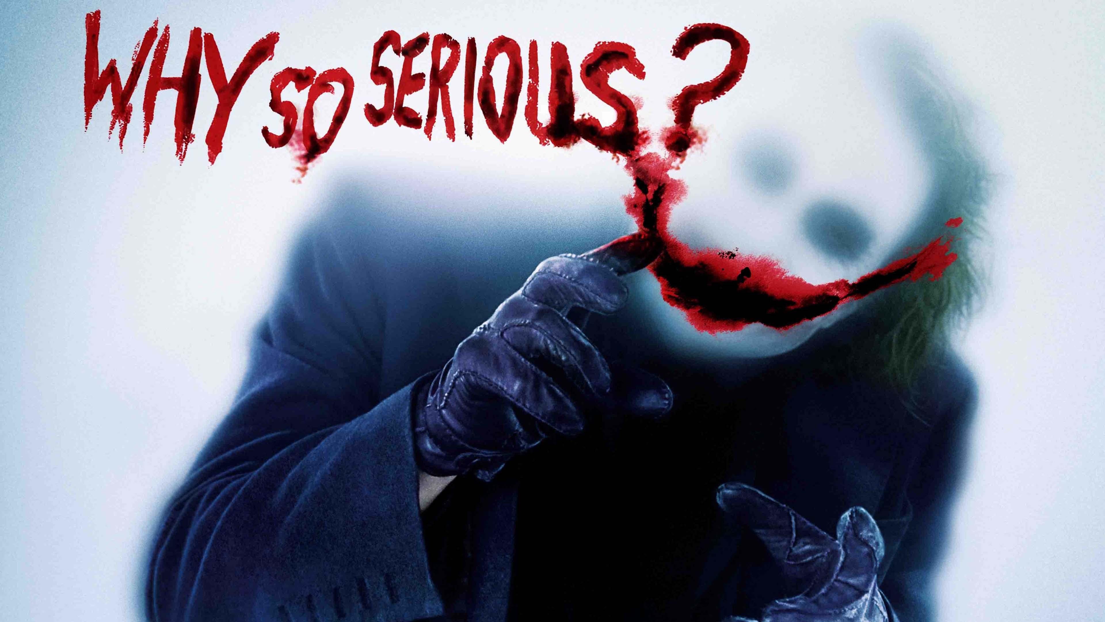 Why so Serious Sticker For Laptop Screen Background design
